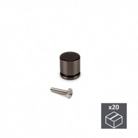 Comprar Pomo para mueble Zamak Titanio 20 ud. al Mejor Precio