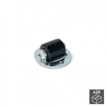 Comprar Ruedas para muebles para tapa giratoria D.13 mm Acero y plástico 20 ud. al Mejor Precio