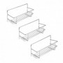 Comprar Set de 3 estantes especieros Supra para muebles de cocina. Cromado Acero al Mejor Precio