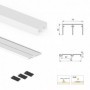 Comprar Sistema corredero Placard para armario de 2 puertas con perfil Wave espesor 16 mm tableros no incluidos Pintado blanco a