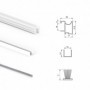 Comprar Sistema corredero Placard para armario de 2 puertas con perfil Wave espesor 16 mm tableros no incluidos Pintado blanco a
