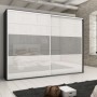 Comprar Sistema corredero Placard para armario de 2 puertas con perfil Wave espesor 16 mm tableros no incluidos Pintado blanco a