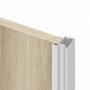 Comprar Sistema corredero Placard para armario de 2 puertas con perfil Wave espesor 16 mm tableros no incluidos Pintado blanco a