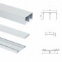 Comprar Sistema corredero Placard para armario de 2 puertas con perfil Deep espesor 18 mm tableros no incluidos Anodizado mate a