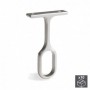 Comprar Soporte central para barra de armario Zamak Gris metalizado 10 ud. al Mejor Precio