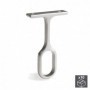 Comprar Soporte central para barra de armario Zamak Gris metalizado 10 ud. al Mejor Precio