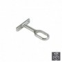 Comprar Soporte central para barra de armario Zamak Niquelado 25 ud. al Mejor Precio