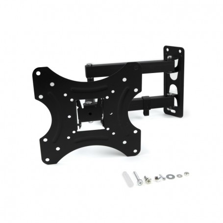 Comprar Soporte de pared para televisión inclinable y giratorio. Pintado negro Acero al Mejor Precio