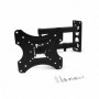 Comprar Soporte de pared para televisión inclinable y giratorio. Pintado negro Acero al Mejor Precio
