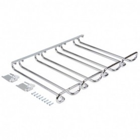 Comprar soporte para copas de 4 líneas. Cromado Acero al Mejor Precio