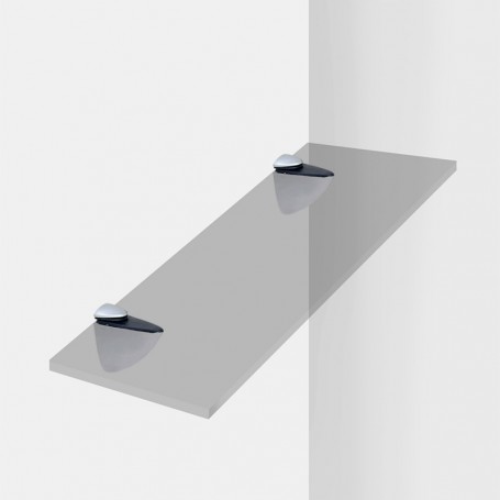 Comprar Soporte para estante de madera/cristal Azor Pintado aluminio Plástico y Zamak al Mejor Precio