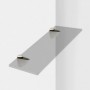 Comprar Soporte para estante de madera/cristal Azor Pintado níquel mate Plástico y Zamak al Mejor Precio