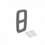 Comprar Suplemento lateral para colgador abatible para armario Sling Plástico titanio Plástico al Mejor Precio