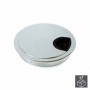 Comprar Tapa pasacables circular D. 80 mm para encastrar Zamak Cromado 7 ud. al Mejor Precio