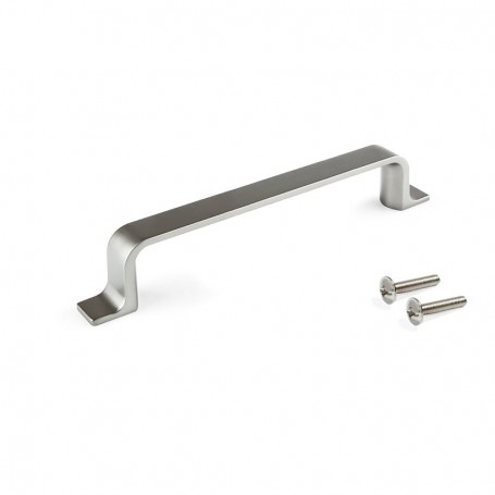 Comprar Tirador para mueble Kobe 96 Níquel satinado Zamak al Mejor Precio
