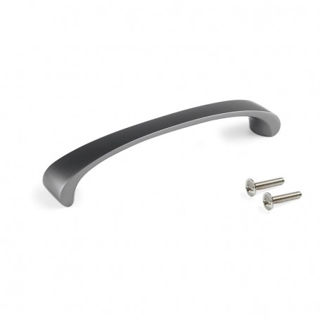 Comprar Tirador para mueble Kyoto 128 Titanio Zamak al Mejor Precio