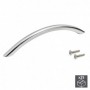 Comprar Tiradores para mueble D. 10 mm  intereje 128 mm Acero Niquel satinado 25 ud. al Mejor Precio