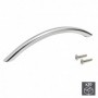Comprar Tiradores para mueble D. 10 mm  intereje 224 mm Acero Niquel satinado 20 ud. al Mejor Precio