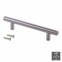 Comprar Tiradores para mueble D. 12 mm intereje 160 mm Acero Niquel Satinado 10 ud. al Mejor Precio