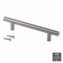 Comprar Tiradores para mueble D. 12 mm intereje 448 mm Acero Niquel Satinado 10 ud. al Mejor Precio