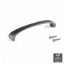 Comprar Tiradores para mueble intereje 128 mm Zamak color titanio 20 ud. 9169252 al Mejor Precio