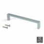 Comprar Tiradores para mueble intereje 128 mm Zamak Gris metalizado 25 ud. al Mejor Precio