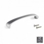Comprar Tiradores para mueble intereje 128 mm Zamak Niquel satinado 20 ud. 9169251 al Mejor Precio
