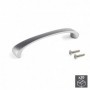 Comprar Tiradores para mueble intereje 128 mm Zamak Niquel satinado 20 ud. 9169251 al Mejor Precio