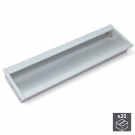 Comprar Tiradores para mueble intereje 160 mm Aluminio Anodizado mate 20 ud. al Mejor Precio