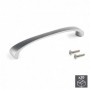 Comprar Tiradores para mueble intereje 160 mm Zamak Niquel satinado 20 ud. 9169351 al Mejor Precio