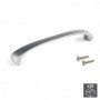 Comprar Tiradores para mueble intereje 160 mm Zamak Niquel satinado 20 ud. 9169351 al Mejor Precio