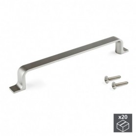 Comprar Tiradores para mueble intereje 160 mm Zamak Niquel satinado 20 ud. 9169651 al Mejor Precio