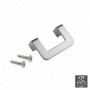 Comprar Tiradores para mueble intereje 64 mm Zamak color níquel satinado 10 ud. al Mejor Precio