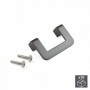 Comprar Tiradores para mueble intereje 64 mm Zamak color titanio 10 ud. al Mejor Precio