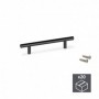 Comprar Tiradores para muebles intereje 160 mm Acero inoxidable hueco Pintado negro 25 ud. al Mejor Precio
