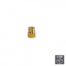 Comprar Tuerca expansible M4 D. 55 mm Latón 100 ud. al Mejor Precio