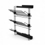 Comprar Zapatero lateral extraíble para armarios y vestidores Hack Derecha Pintado negro texturizado Acero al Mejor Precio