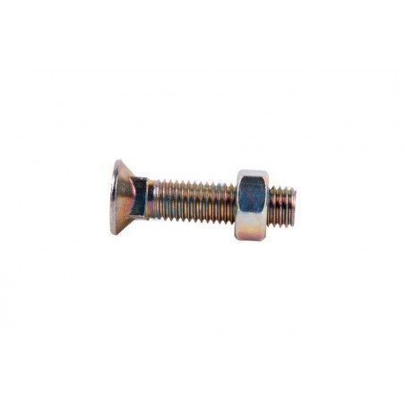 ▷ Tornillo con Cuello Cuadrado Bajo + Tuerca Hexagonal  Tornillo de arado o tornillo de reja | Ferreidea