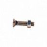 ▷ Tornillo con Cuello Cuadrado Bajo + Tuerca Hexagonal  Tornillo de arado o tornillo de reja | Ferreidea