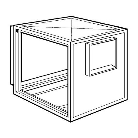 Comprar Caja De Ventilación Modelo Sin Ventilador Bd 25/25 CV01402 al Mejor Precio