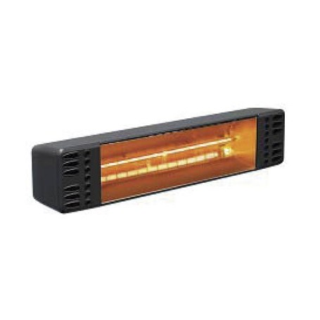 Comprar Calefactor Infrarrojo Helios Top 15 Montaje En Exterior Ip55 Color Negro EC07265 al Mejor Precio