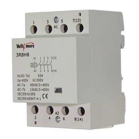 Comprar Contactor Modular 4P De 63A 230V Voltimerc EM03024 al Mejor Precio