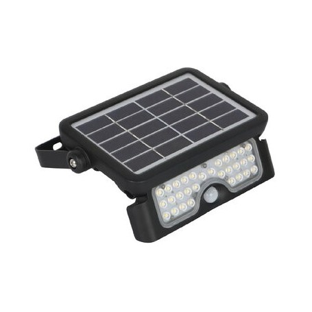 Comprar Proyector Led Solar Negro Ip65 5W 4200K C/Sensor Movimiento EM10127 al Mejor Precio