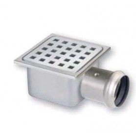 Comprar Sumidero Acero Inoxidablee 105Mm X 105Mm Salida Horizontal FO01901 al Mejor Precio