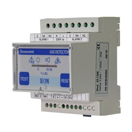 Comprar Centralita Se 139 K Para Carril Guia Din Para Un Sensor Remoto Se 192 K GD01010 al Mejor Precio