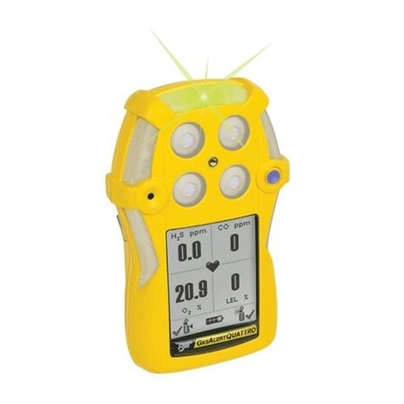 Comprar Detector Portatil Gas Alert Quattro Digital H2S-Co-O2-Lel GD03068 al Mejor Precio