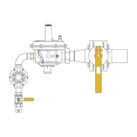 Comprar Armario De Regulacion A-160 Pe: Mpb Ps: 22 Mbar Vis Maxima Y Minima 595X695X232Mm. GM04570 al Mejor Precio