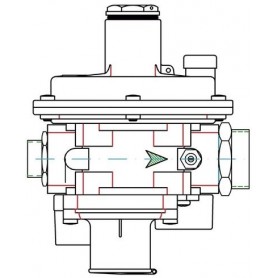 Comprar Regulador Fbl04Z 110 Con Ps: 20÷30 Mbar Montado Para Bg6 Mpa E/S: M 3/4" X M1¼" GM05000 al Mejor Precio