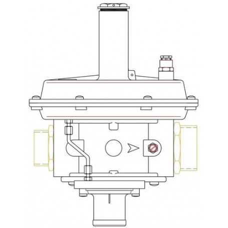 Comprar Regulador Rbl06Z 120 Con Ps: 15÷33 Mbar Montado Para Bg25 Mpa E/S: M 1½" X M 2" GM05010 al Mejor Precio