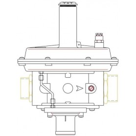 Comprar Regulador Rbl06Z 130 Con Ps: 32÷60 Mbar Montado Para Bg25 Mpa E/S: M 1½" X M 2" GM05011 al Mejor Precio